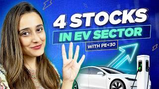 4 EV stocks in India: P/E less than 30 | Should you invest?