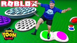 LUCCAS NETO ENTROU NO MUNDO DOS FIDGET TOYS NO ROBLOX!!! ZEROU O JOGO!!!!