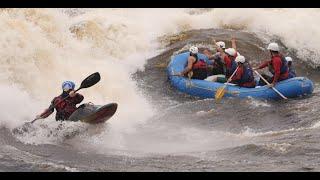 Raft Guide Training on Bus Eater Rapid, Ottawa