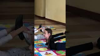 ტანვარჯიშის პირველი გაკვეთილი#anadabavshvebi #vlog #ვლოგი
