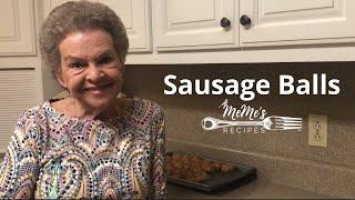 MeMe's Recipes | Sausage Balls