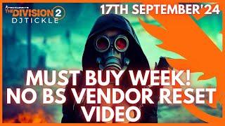 MUST BUY! NO BS VENDOR RESET 17TH SEPTEMBER 2024! THE DIVISION 2!!