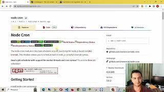 Como implementar o cron numa aplicação node?