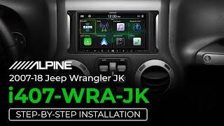 Alpine | i407-WRA-JK | Step-by-Step Installation Tutorial for Jeep Wrangler JK