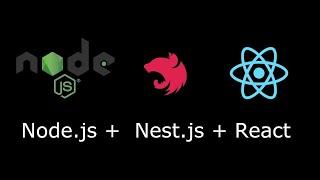 1 ВЫПУСК || Full-Stack Web Application С НУЛЯ || NEST + REACT + NODE + MONGODB