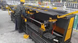GUTE machinery five head steel bar bending machine at jobsite