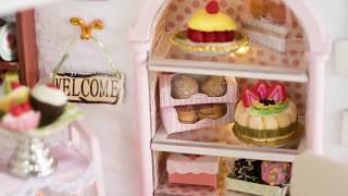 DIY Miniature Dollhouse Cake Shop "Cake Diary"