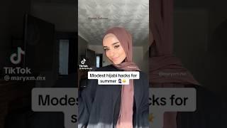Modest Hijabi hacks for summer ️ #hijabers #hijabi #hijabista #hijabiz #hijabfashion #modesty