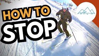 How to stop on skis | Stopping whilst skiing