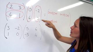 The Maths Prof: Matrices Multiplication (part 1)