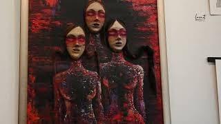 "Black & White with a touch of Color" Group Art Exhibition at Lusanet Collective in Burbank CA