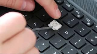 How To Fix Key for Dell Laptop - Replace Keyboard Key Letter Number Arrow Small Key