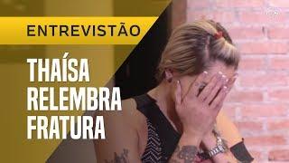 THAISA RELEMBRA LESÃO ASSUSTADORA NO VÔLEI