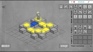 LightBot Level 1-12(All levels) walkthrough with answers/Procédure pas à pas de Lightbot niveau 1-12