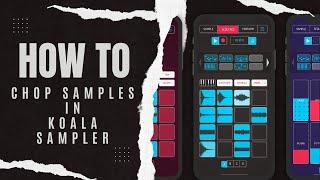 how to chop samples in Koala Sampler - tutorials ep. 8