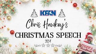 The 2024 Chris Hawkey Christmas Speech