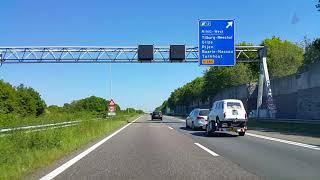 Dashcam Beelden Breda: A58 Knooppunt St. Annabosch ----》Afrit Hilvarenbeek(10) Aansluiting N269.