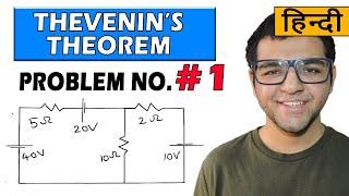 Thevenin Theorem problems in Hindi [ Problem 1 ]