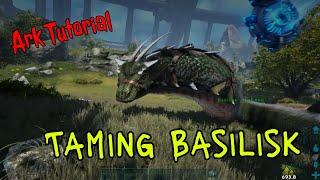 Ark Tutorial: How tame a Basilisk in Ark Genesis 2