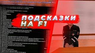 КАК сделать ПОДСКАЗКИ на F1 на AMAZING ONLINE?!