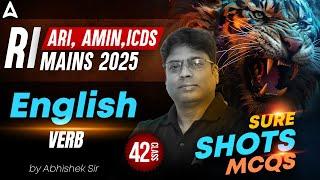 RI ARI Amin Mains Preparation | RI Mains Exam Classes 2025 | English MCQs | by Abhishek Sir #42