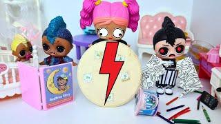 ANGRY AND KIND DAD CARTOON LOL Family Vicky and Punky dolls cartoons Darinelka