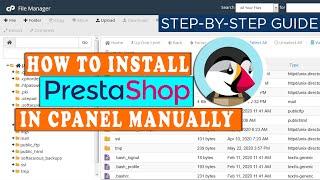 How to Install Prestashop in cPanel manually?