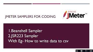 JMeter Tutorial | Jmeter Beanshell Sampler Vs JSR223 Sampler