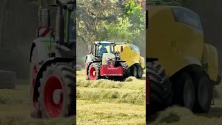 FENDT 942 vario and Krone big pack baler #haylage