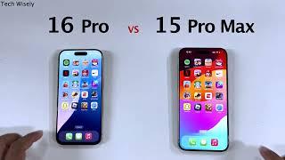 iPhone 16 Pro vs 15 Pro Max - Speed Performance Test