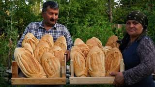 Baking Fresh Bread: Traditional Recipe from Our Village Bread Loaves