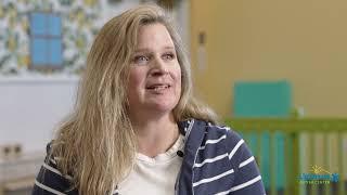 Jodi Donathen  talks about her child's autism journey at Lighthouse Autism Center.