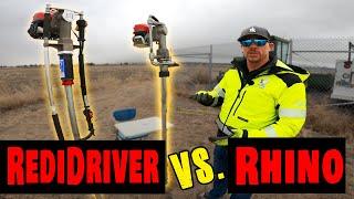 Which fence post driver is the best? | RediDriver Commercial DOT vs Rhino GPD-45