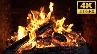  Fireplace 4K UHD! Fireplace with Crackling Fire Sounds. Fireplace Burning for Home, Screensaver 4K