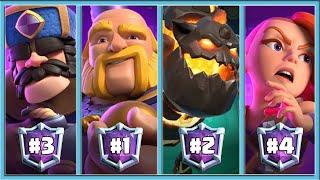 TOP-10 DECKS IN APRIL! HOW TO BE A SIGMA / Clash Royale