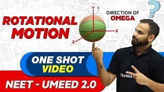 ROTATIONAL MOTION in 1 Shot : All Concepts, Tricks & PYQs | NEET Crash Course | UMEED 2.0