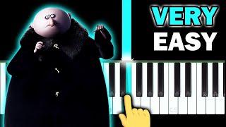 THE ADDAMS FAMILY - Theme song- VERY EASY Piano tutorial