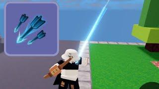 NEW “volley enchant” is OP..? ️ roblox bedwars