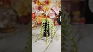 DIY Realistic Fake Plant ️ #craft #creative #shortvideo #shorts #satisfying #handmade #plants #diy