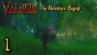 The Adventure Begins! | Valheim Solo Playthrough Episode 1