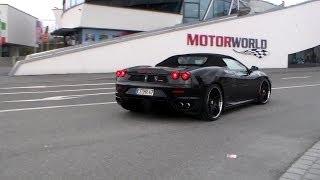 Ferrari F430 Spider tuned by Novitec Rosso lovely sound HD