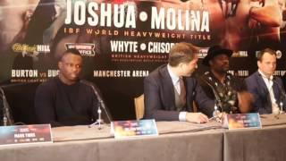 BEEF!! DILLIAN WHYTE v DERECK CHISORA - **FULL & UNCUT** OFFICIAL PRESS CONFERENCE / WHYTE v CHISORA