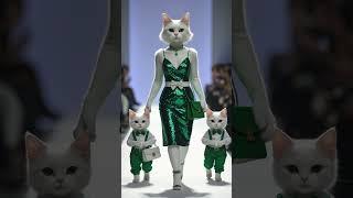caty & kity kito in new Fashion##meowcats #cat #cute #ai #funnyvideo Meowcats#MeowBot shorts