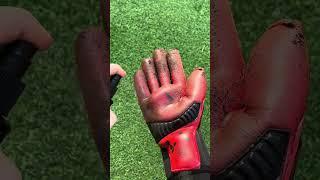 Clean your gloves! | #gloveglu #goalkeeper #football #fyp