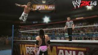 WWE 2K14 Shawn Michaels vs Bret Hart WrestleMania 2007