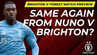 BRIGHTON V NOTTINGHAM FOREST MATCH PREVIEW | 42,000 CAPACITY CITY GROUND | BRENNAN JOHNSON RETURN?