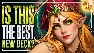 Playing NEW TITANS DECKS! Mech Rogue Looks INSANE! | Hearthstone Standard | TITANS