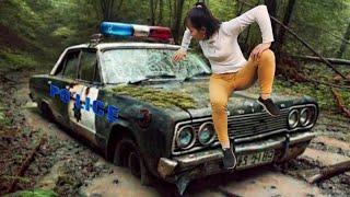 Genius girl repair Restoration Abandoned POLICE CAR | Restore FORGOTTEN COP CAR For 25 Years Ago