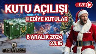 2025 YILBAŞI KUTU AÇILIŞI CANLI YAYIN -  HEDİYE KUTULAR -World of tanks