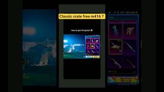 how to get m4 glacier bgmi me classic crate coupon kaise le  #pubg